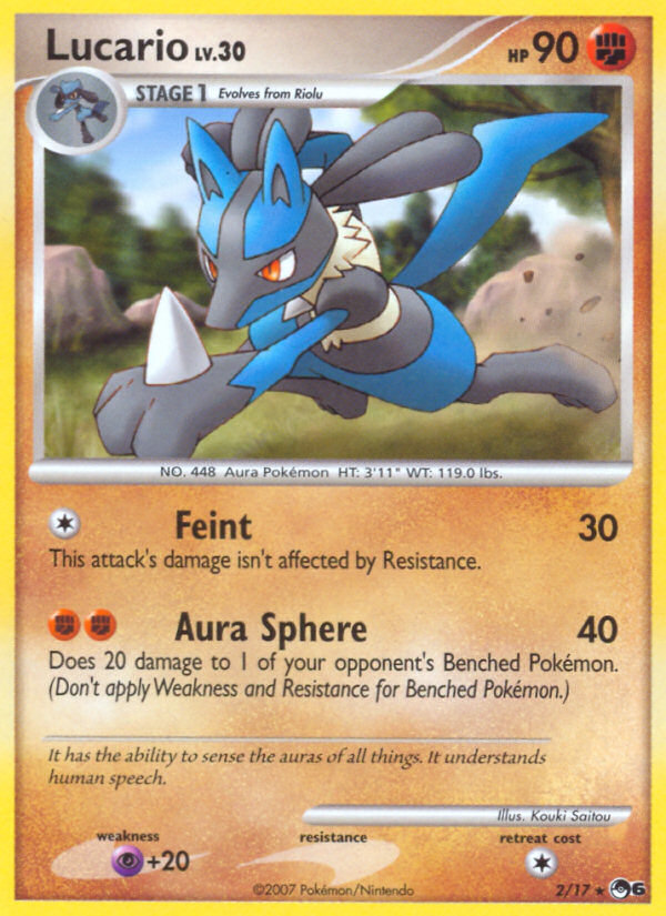 Lucario (2/17) [POP Series 6] | Card Merchant Takapuna