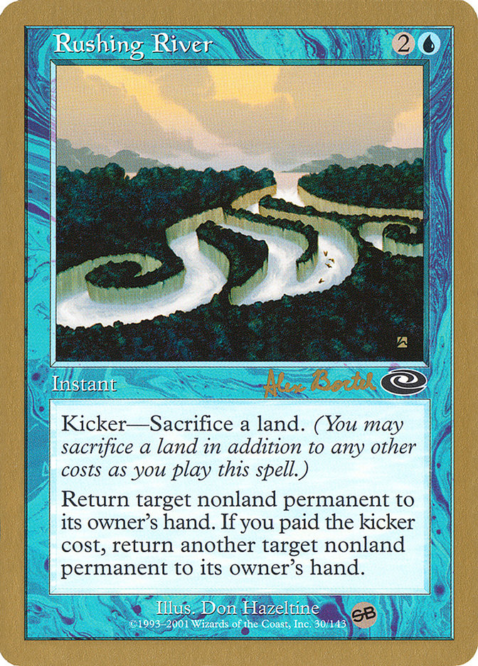 Rushing River (Alex Borteh) (SB) [World Championship Decks 2001] | Card Merchant Takapuna