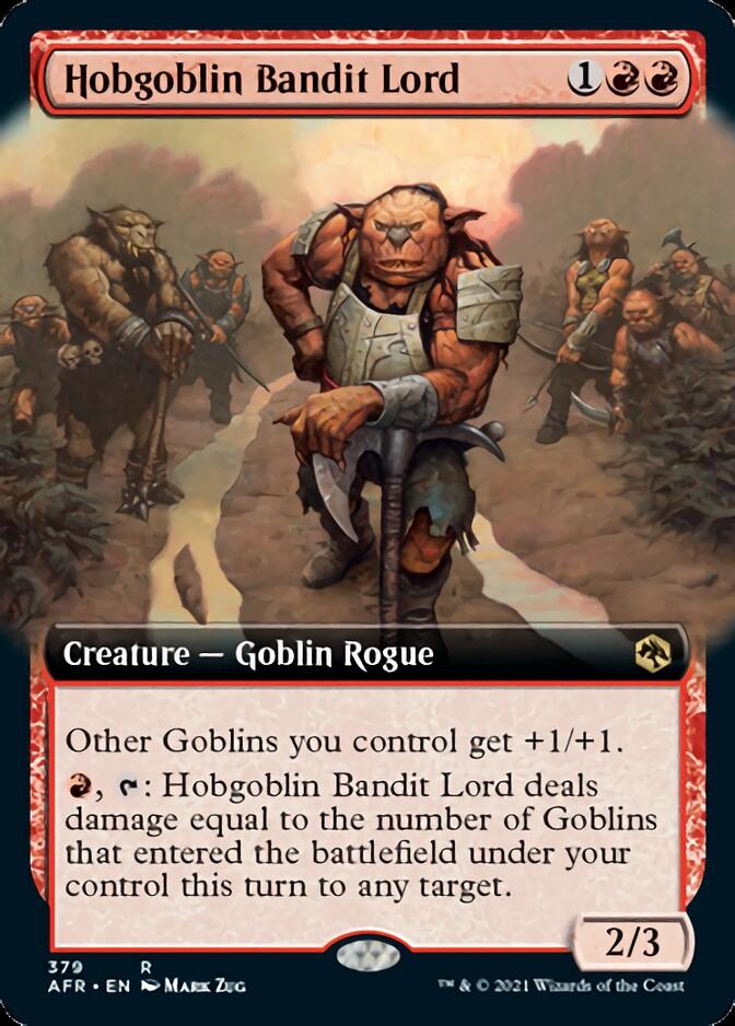 Hobgoblin Bandit Lord (Extended Art) [Dungeons & Dragons: Adventures in the Forgotten Realms] | Card Merchant Takapuna