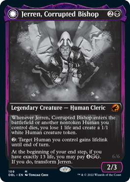 Jerren, Corrupted Bishop // Ormendahl, the Corrupted [Innistrad: Double Feature] | Card Merchant Takapuna