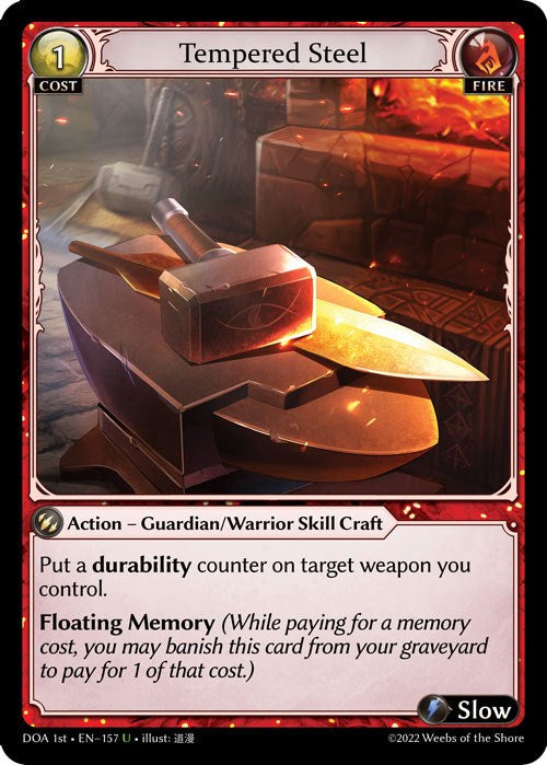 Tempered Steel (157) [Dawn of Ashes: 1st Edition] | Card Merchant Takapuna