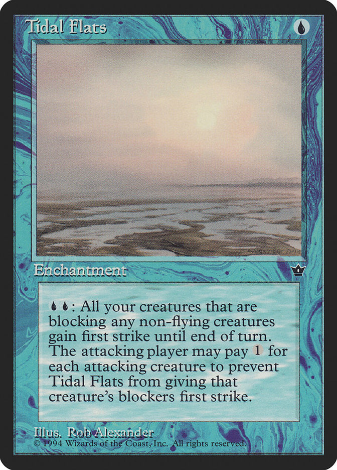 Tidal Flats (Sun Behind Fog) [Fallen Empires] | Card Merchant Takapuna