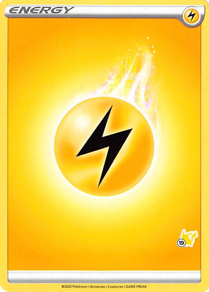 Lightning Energy (Pikachu Stamp #19) [Battle Academy 2022] | Card Merchant Takapuna