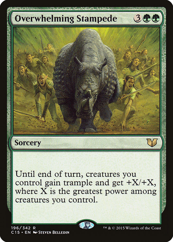 Overwhelming Stampede [Commander 2015] | Card Merchant Takapuna