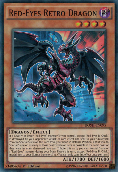 Red-Eyes Retro Dragon [BOSH-EN095] Super Rare | Card Merchant Takapuna