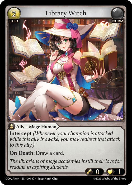 Library Witch (097) [Dawn of Ashes: Alter Edition] | Card Merchant Takapuna