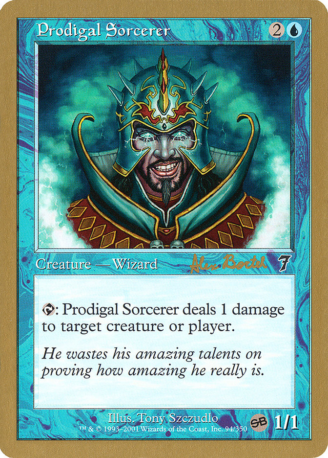 Prodigal Sorcerer (Alex Borteh) (SB) [World Championship Decks 2001] | Card Merchant Takapuna