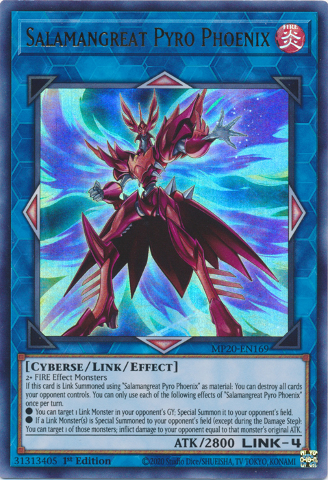 Salamangreat Pyro Phoenix [MP20-EN169] Ultra Rare | Card Merchant Takapuna