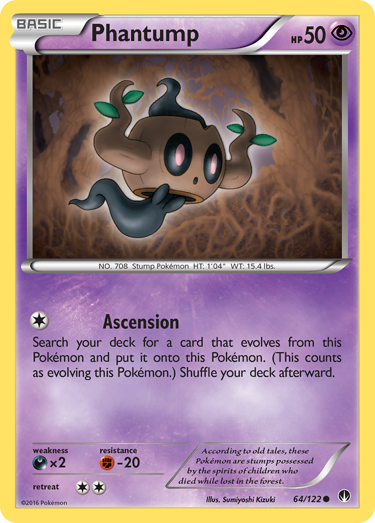 Phantump (64/122) [XY: BREAKpoint] | Card Merchant Takapuna