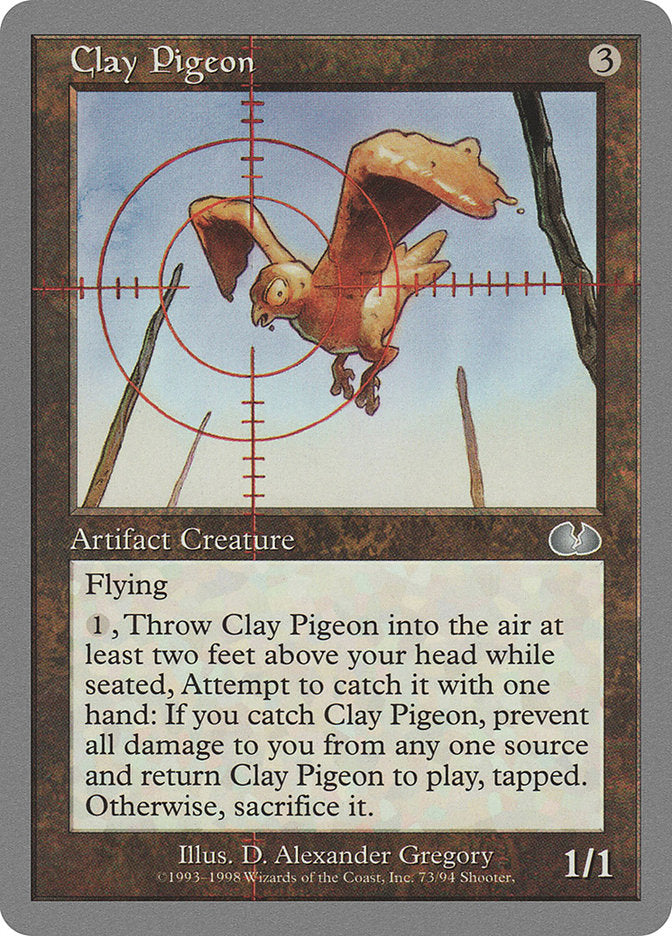 Clay Pigeon [Unglued] | Card Merchant Takapuna