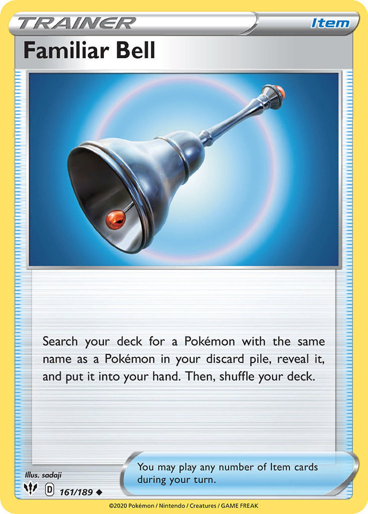 Familiar Bell (161/189) [Sword & Shield: Darkness Ablaze] | Card Merchant Takapuna