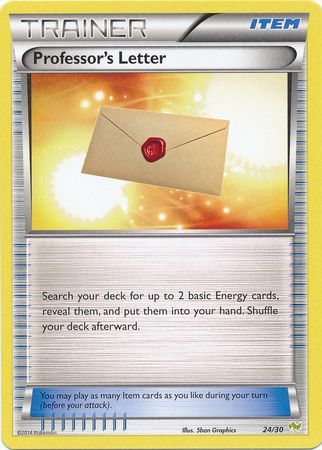 Professor's Letter (24/30) [XY: Trainer Kit - Noivern] | Card Merchant Takapuna