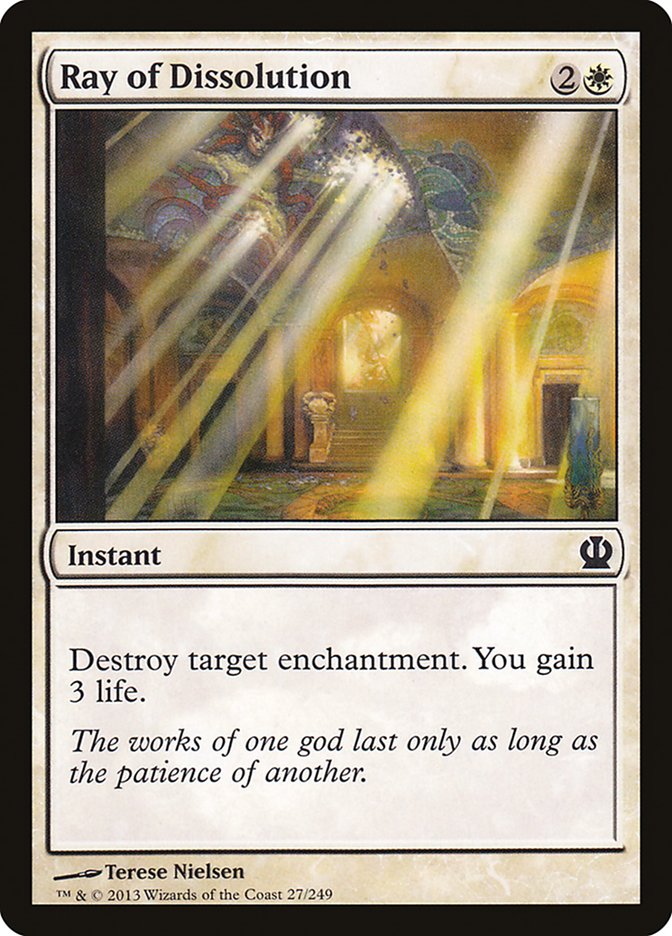 Ray of Dissolution [Theros] | Card Merchant Takapuna