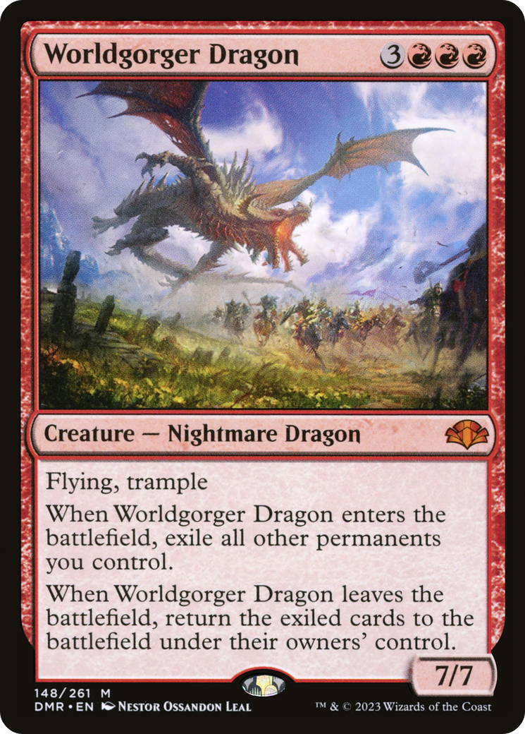 Worldgorger Dragon [Dominaria Remastered] | Card Merchant Takapuna