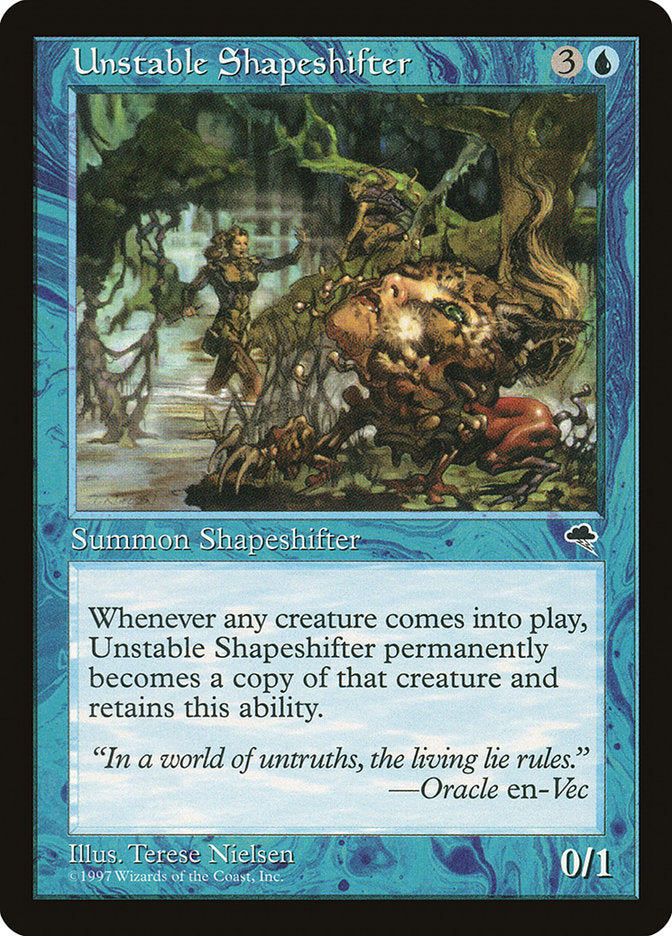 Unstable Shapeshifter [Tempest] | Card Merchant Takapuna