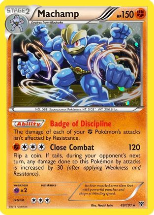 Machamp (49/101) (Cosmos Holo) [Black & White: Plasma Blast] | Card Merchant Takapuna