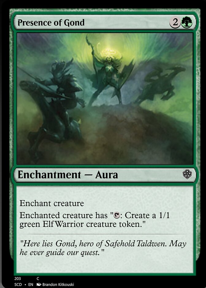 Presence of Gond [Starter Commander Decks] | Card Merchant Takapuna