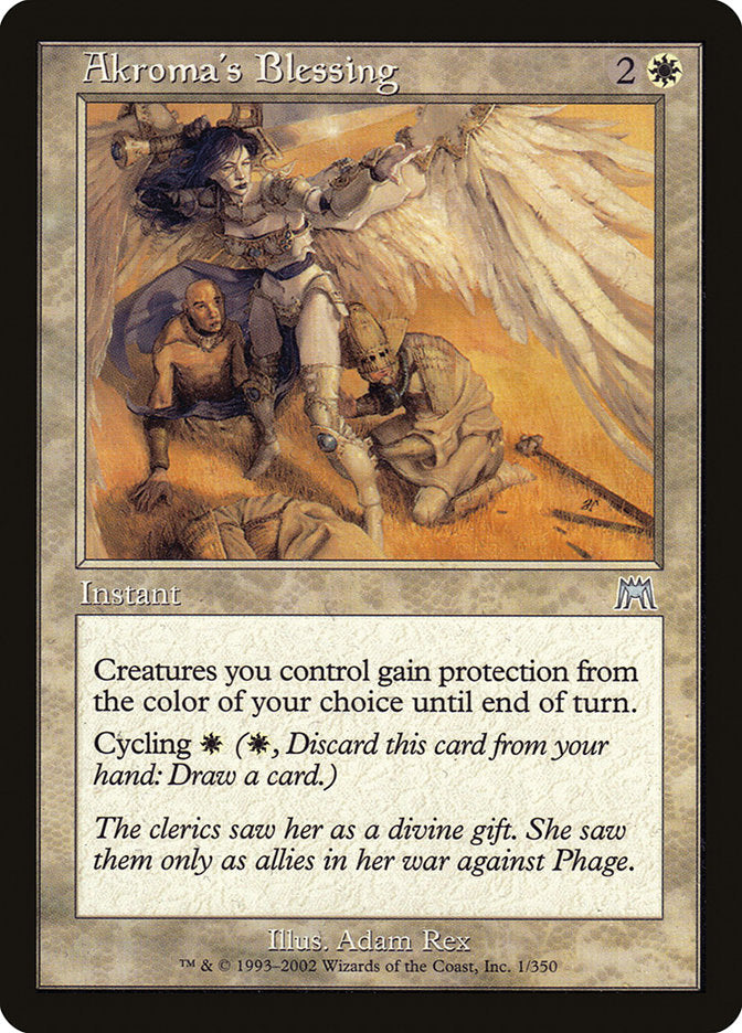 Akroma's Blessing [Onslaught] | Card Merchant Takapuna
