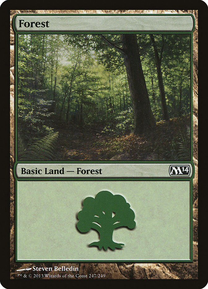 Forest (247) [Magic 2014] | Card Merchant Takapuna