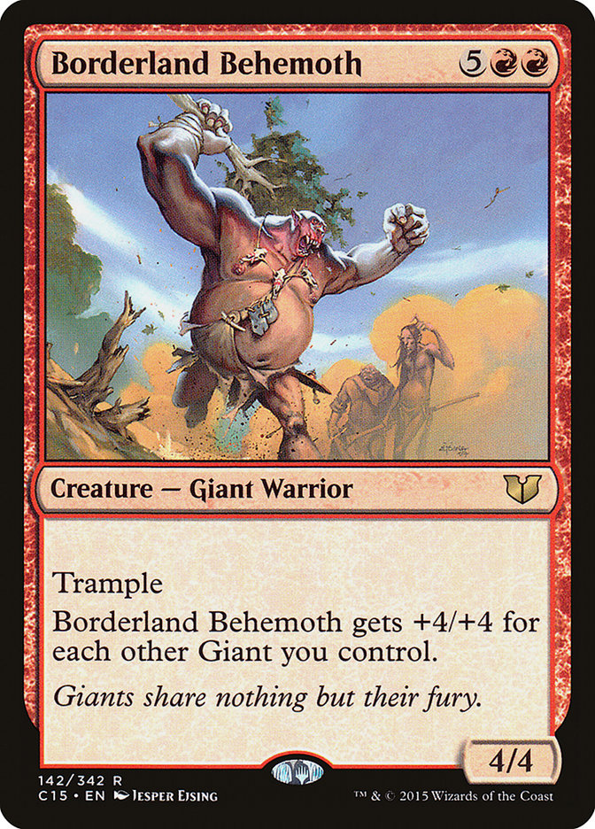 Borderland Behemoth [Commander 2015] | Card Merchant Takapuna