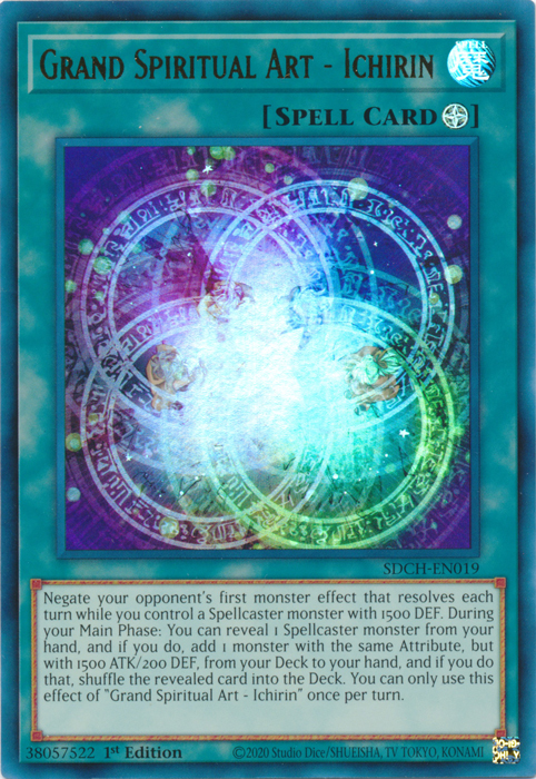Grand Spiritual Art - Ichirin [SDCH-EN019] Ultra Rare | Card Merchant Takapuna