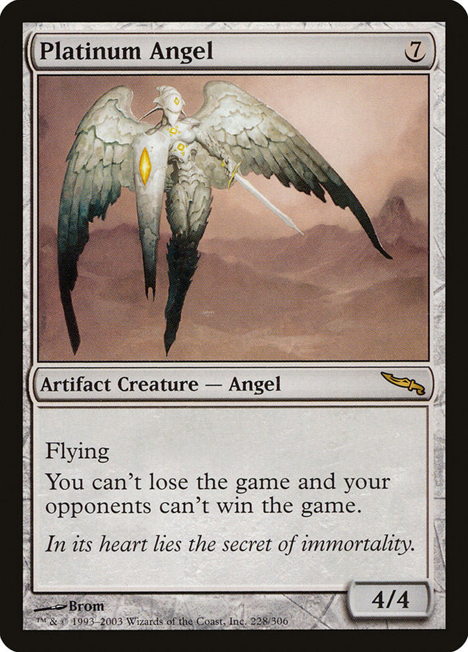 Platinum Angel [Mirrodin] | Card Merchant Takapuna