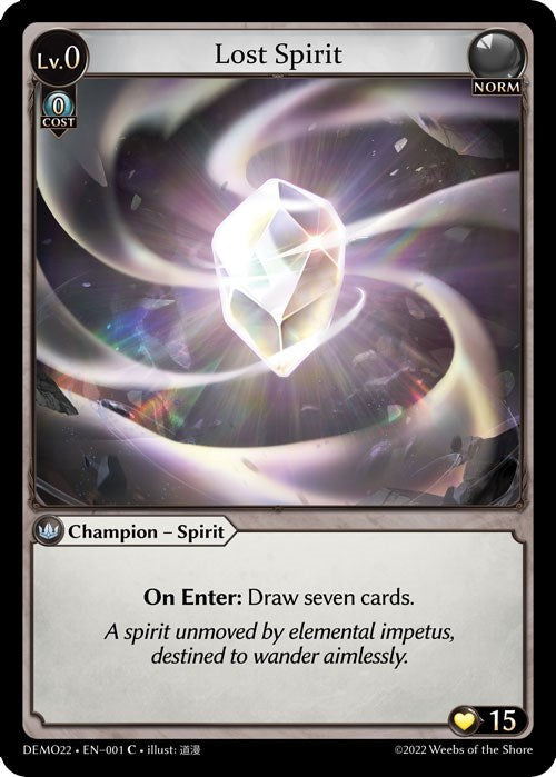 Lost Spirit (001) [2022 Demo Deck] | Card Merchant Takapuna