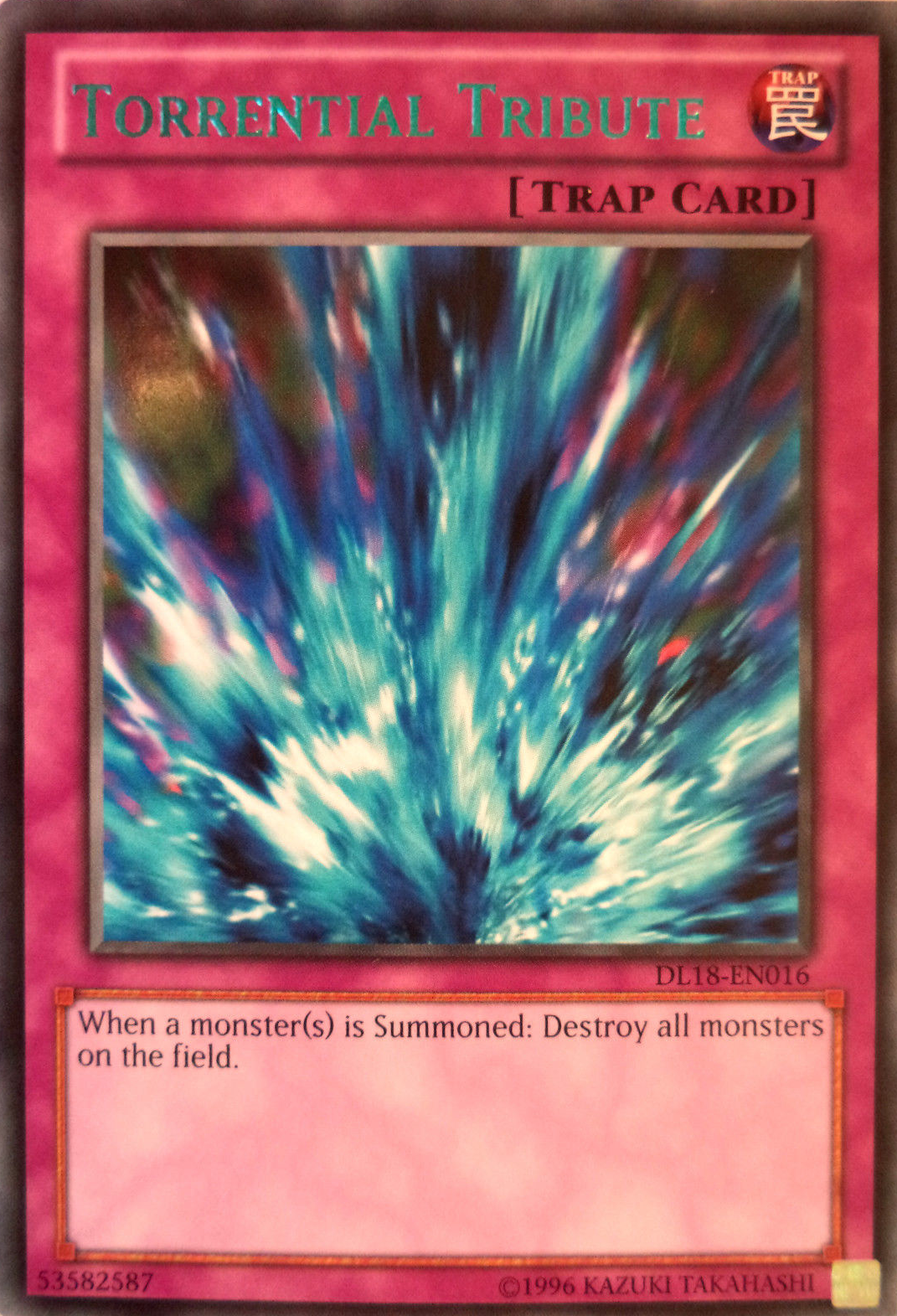 Torrential Tribute (Blue) [DL18-EN016] Rare | Card Merchant Takapuna