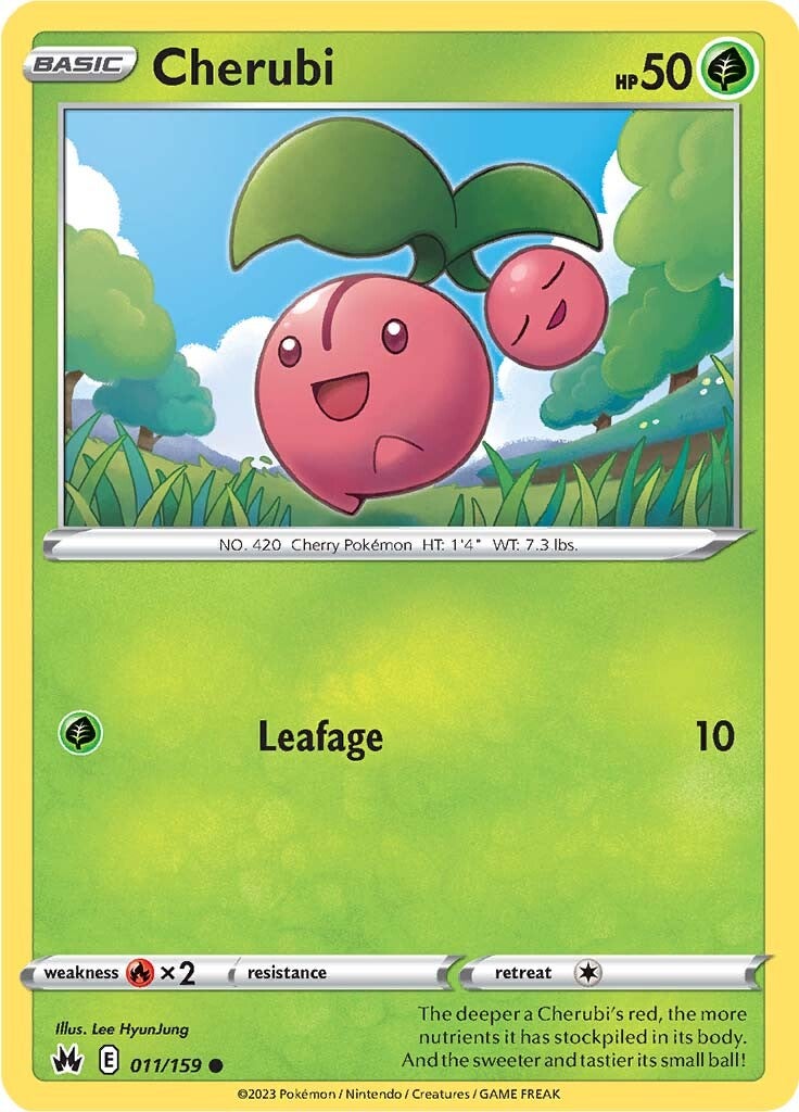 Cherubi (011/159) [Sword & Shield: Crown Zenith] | Card Merchant Takapuna