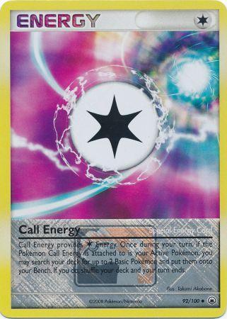 Call Energy (92/100) (League Promo) [Diamond & Pearl: Majestic Dawn] | Card Merchant Takapuna