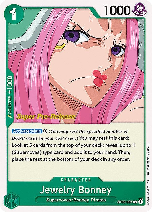 Jewelry Bonney [Super Pre-Release Starter Deck: Worst Generation] | Card Merchant Takapuna