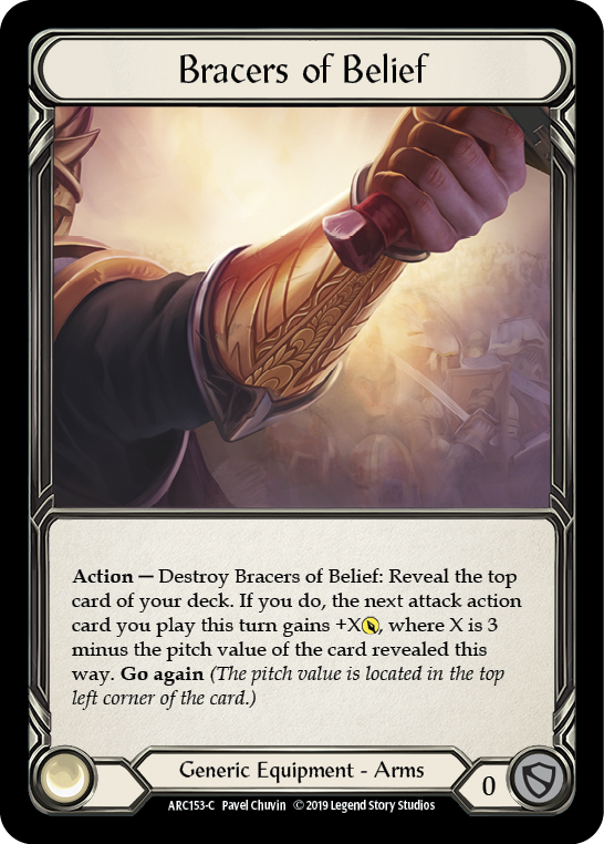 Bracers of Belief [ARC153-C] (Arcane Rising)  1st Edition Normal | Card Merchant Takapuna