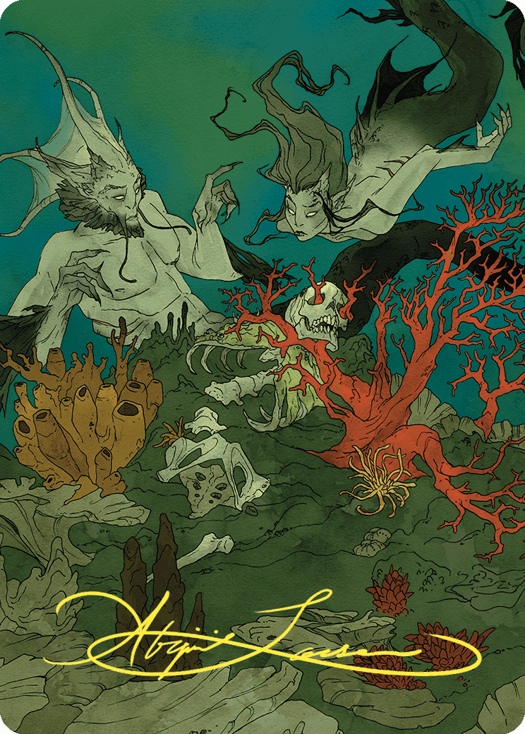 Curiosity Art Card (Gold-Stamped Signature) [Wilds of Eldraine Art Series] | Card Merchant Takapuna