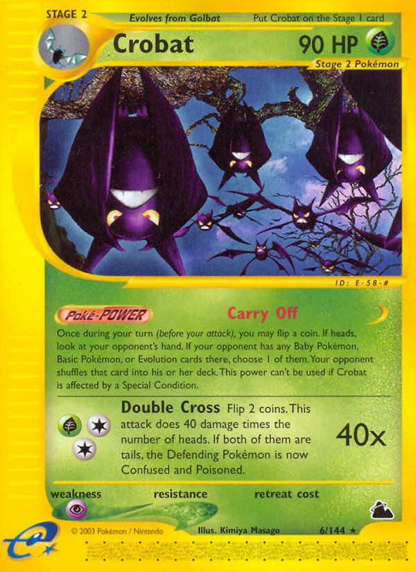 Crobat (6/144) [Skyridge] | Card Merchant Takapuna