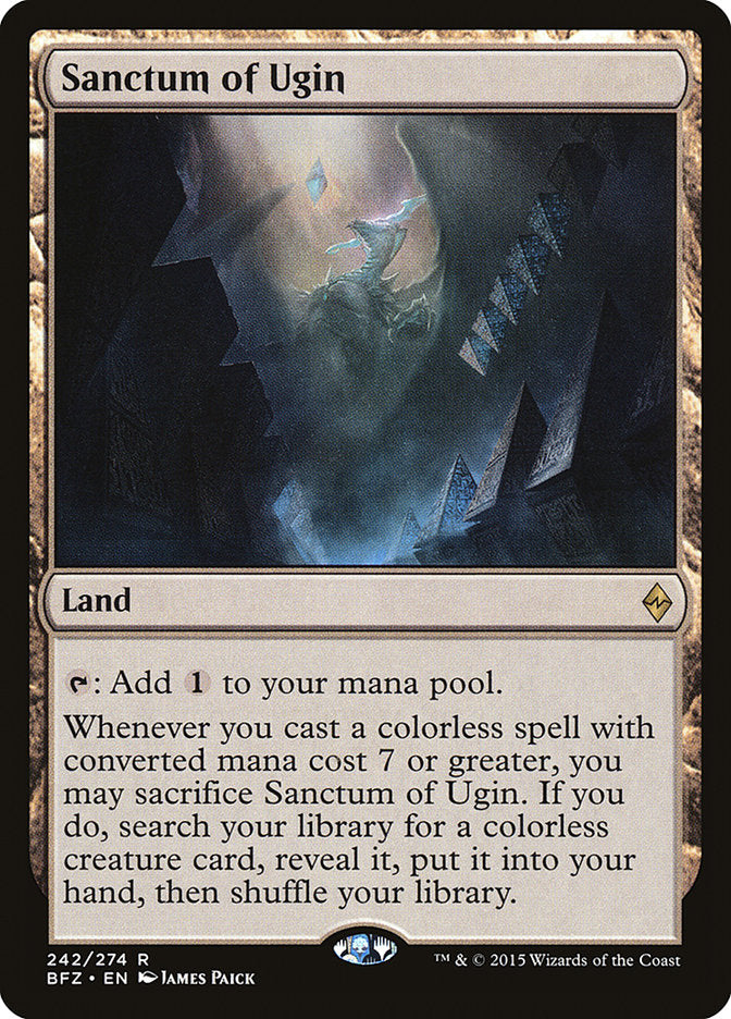 Sanctum of Ugin [Battle for Zendikar] | Card Merchant Takapuna