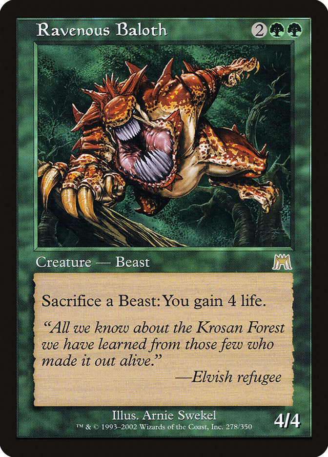 Ravenous Baloth [Onslaught] | Card Merchant Takapuna