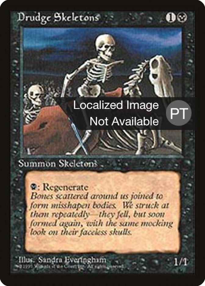 Drudge Skeletons [Fourth Edition (Foreign Black Border)] | Card Merchant Takapuna