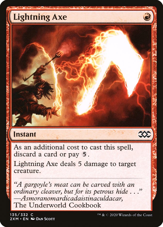 Lightning Axe [Double Masters] | Card Merchant Takapuna