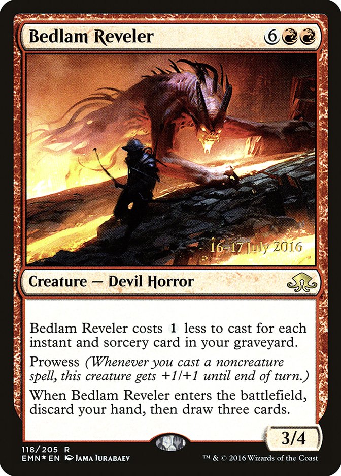 Bedlam Reveler [Eldritch Moon Prerelease Promos] | Card Merchant Takapuna