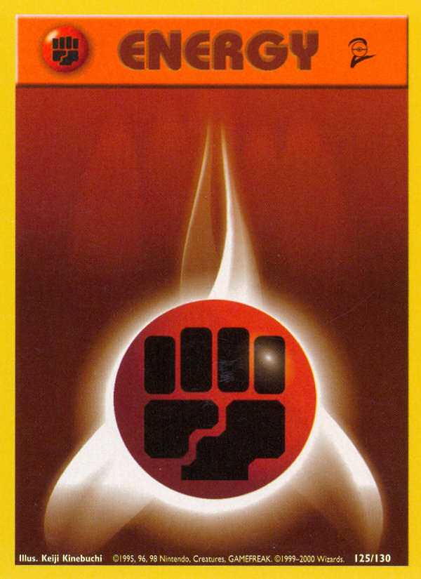 Fighting Energy (125/130) [Base Set 2] | Card Merchant Takapuna