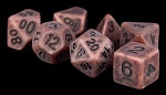 Resin Polyhedral Dice Set: Ancient Copper | Card Merchant Takapuna