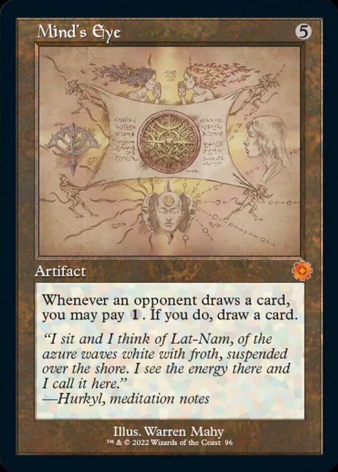 Mind's Eye (Retro Schematic) [The Brothers' War Retro Artifacts] | Card Merchant Takapuna