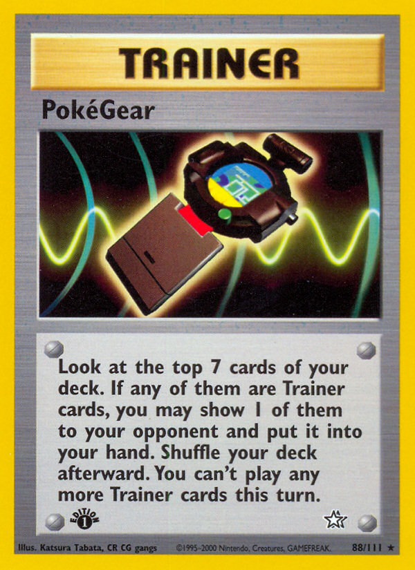 PokeGear (88/111) [Neo Genesis 1st Edition] | Card Merchant Takapuna