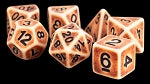 Resin Polyhedral Dice Set: Ancient Brown | Card Merchant Takapuna