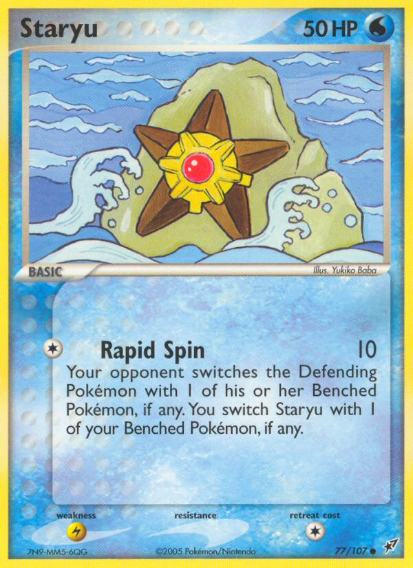Staryu (77/107) [EX: Deoxys] | Card Merchant Takapuna