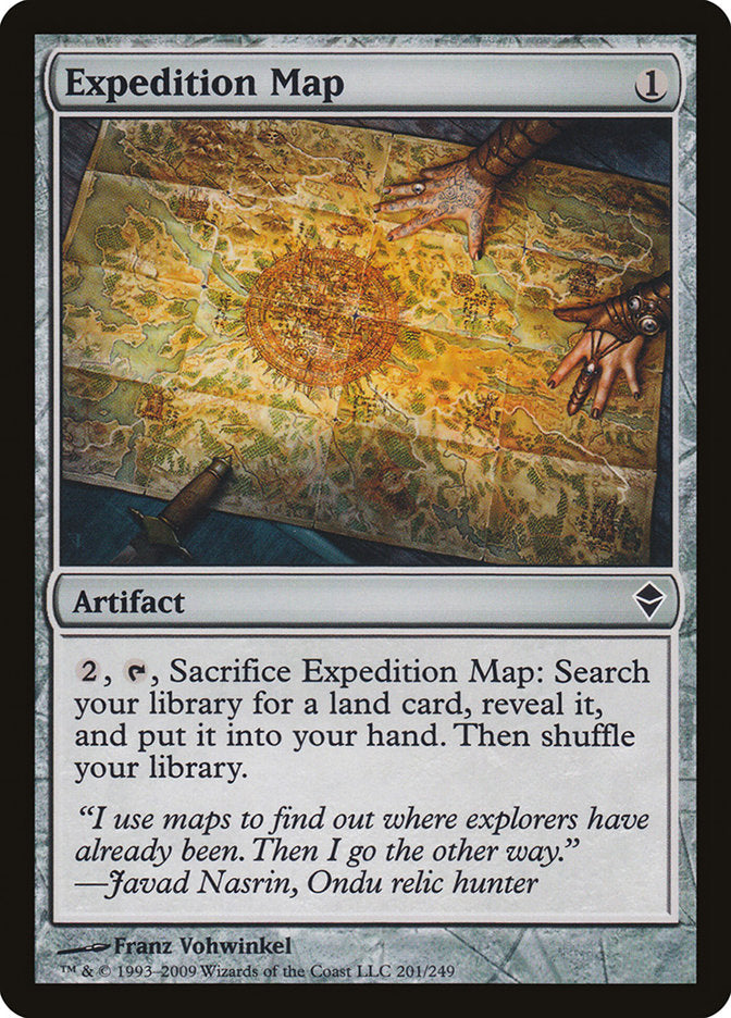 Expedition Map [Zendikar] | Card Merchant Takapuna