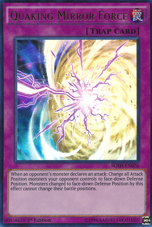 Quaking Mirror Force [BOSH-EN076] Ultra Rare | Card Merchant Takapuna