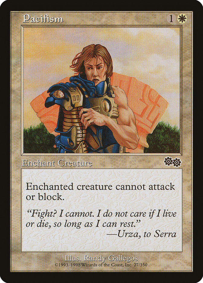 Pacifism [Urza's Saga] | Card Merchant Takapuna