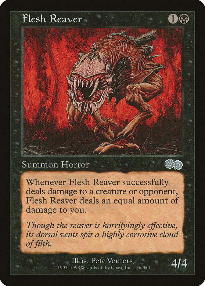 Flesh Reaver [Urza's Saga] | Card Merchant Takapuna