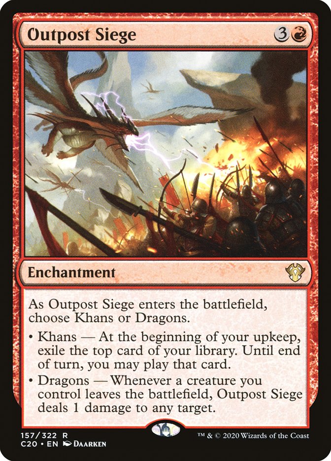 Outpost Siege [Commander 2020] | Card Merchant Takapuna